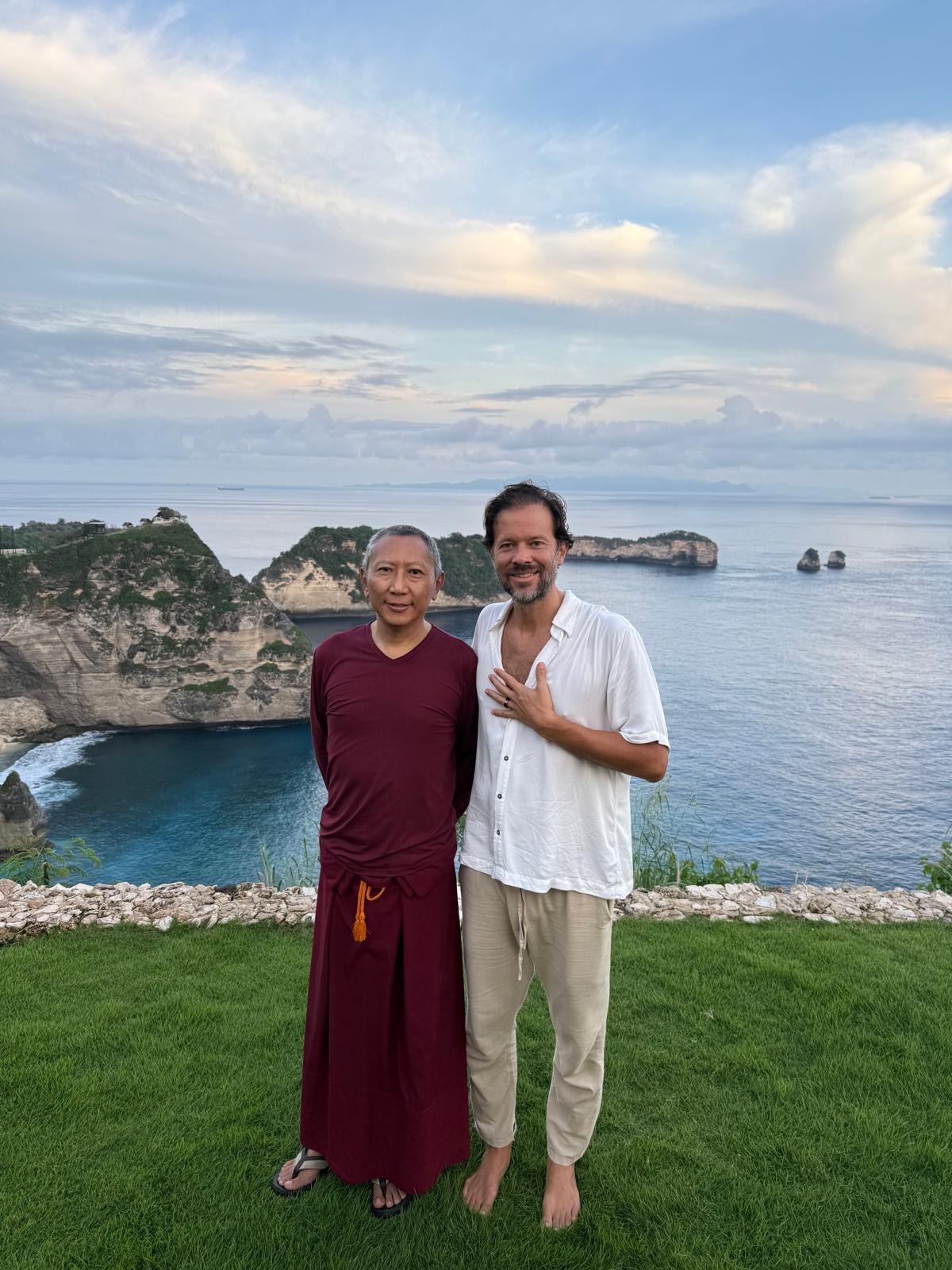 With Rinpoche in Bali